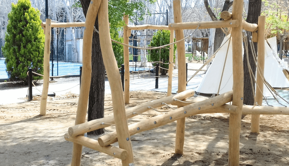 Parques Infantiles de madera de Robinia